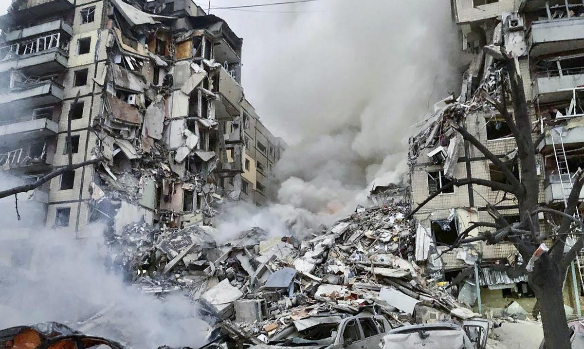 Masivo ataque de Rusia en Ucrania deja al menos nueve muertos y decenas de heridos