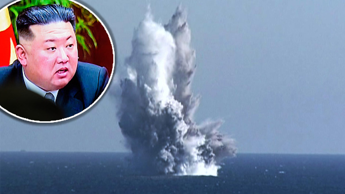 Kim Jong Un prueba un peligroso dron submarino capaz de causar tsunamis radiactivos